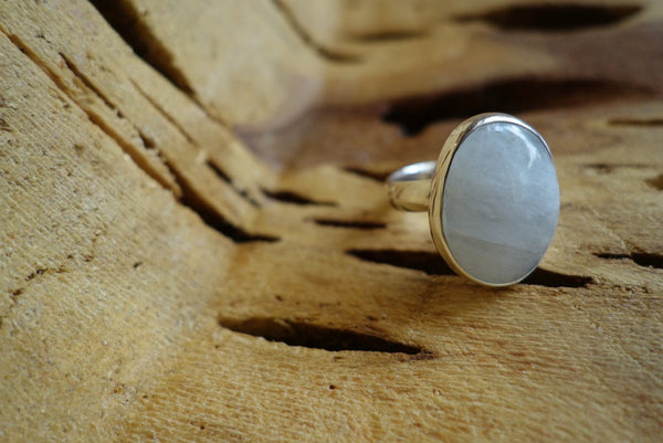 Size 6.5 Sterling Silver with Natural Stone Ring